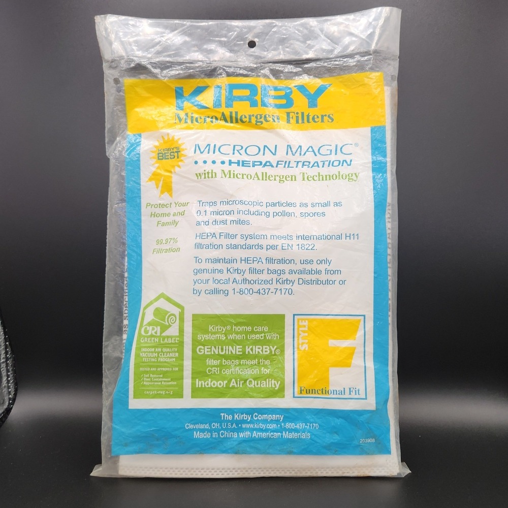 SEVEN Kirby Hepa Filter Allergy Vacuum Bags - Style F‎